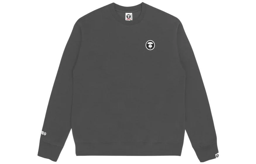 

Свитшот мужской с круглым вырезом утолщенный Regular Aape, gyx/серый