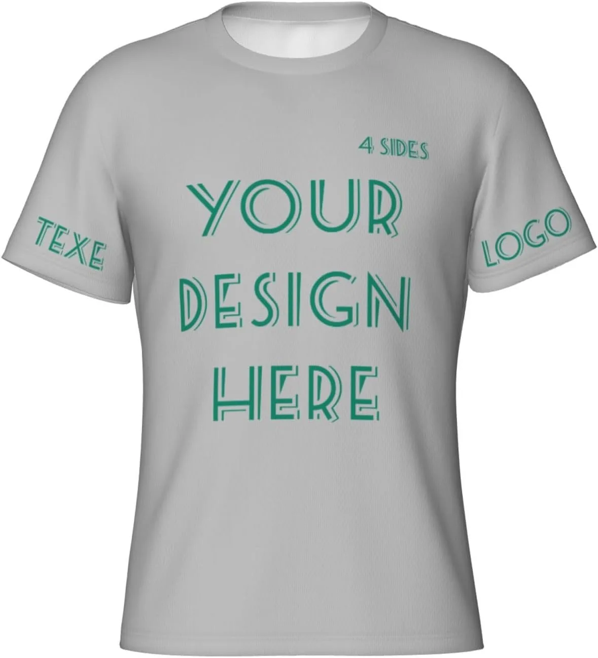 

Футболка Custom с принтом на 4 сторонах