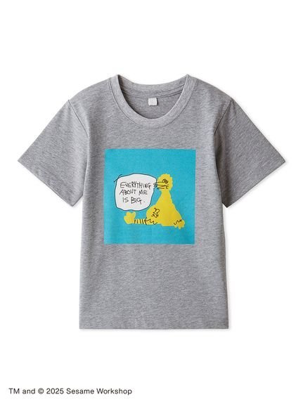 Оригинальная футболка с рисунком Sesame Street Market, GRY[006]