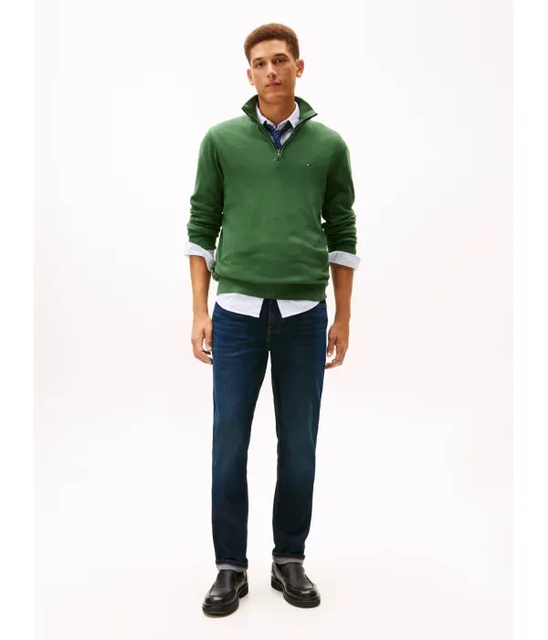 Джинсы Дентон straight fit Tommy Hilfiger, темно-синий — фото 2