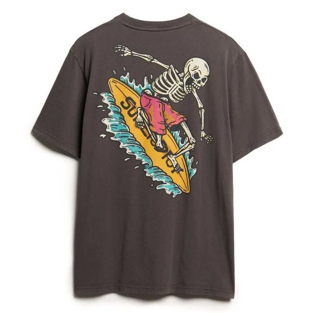 Футболка с коротким рукавом Superdry Outdoor Narrative Loose Fit, черный — фото 2