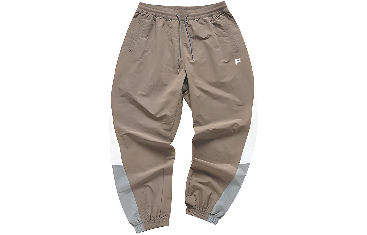 

Повседневные брюки серии BASEBALL, мужские, темно-серые, кофейного цвета FILA FUSION, Dark Gray Coffee
