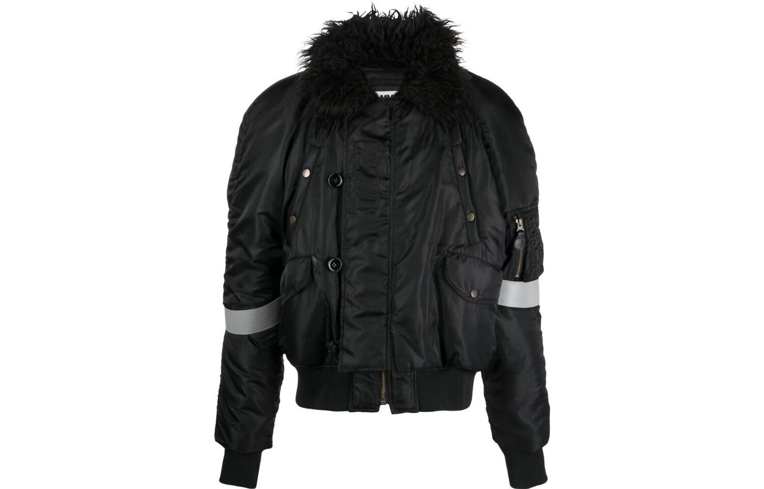 

Куртка женская черная Mm6 Maison Margiela