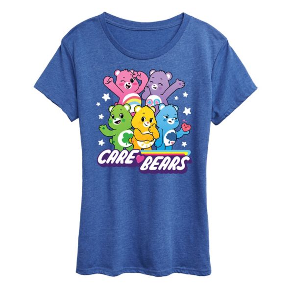 

Женская футболка с принтом Care Bears Licensed Character, синий