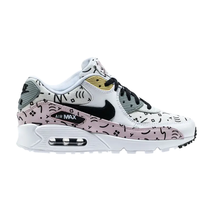 

Кроссовки Nike Air Max 90 Premium 'Barely Rose', белый