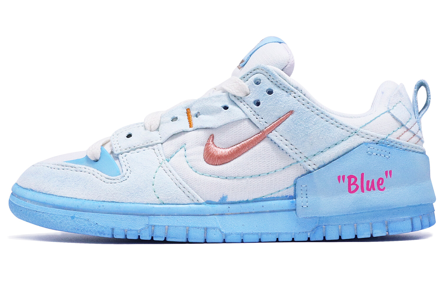 

Кроссовки Nike Dunk Skateboard Shoes Women's Low-Top Blue