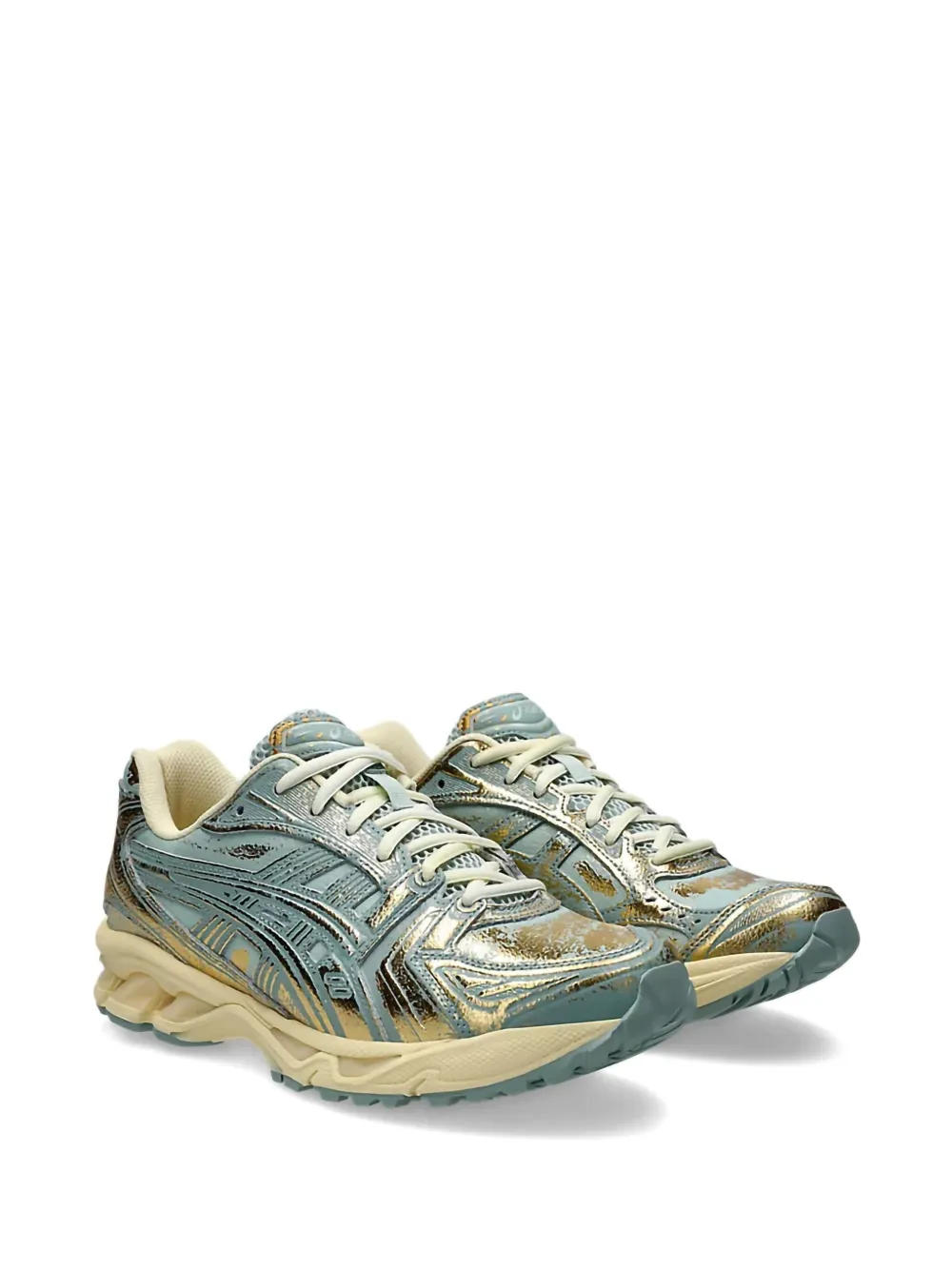 Кроссовки Gel-Kayano 14 Pure Gold/Cold Moss ASICS, золотой — фото 2