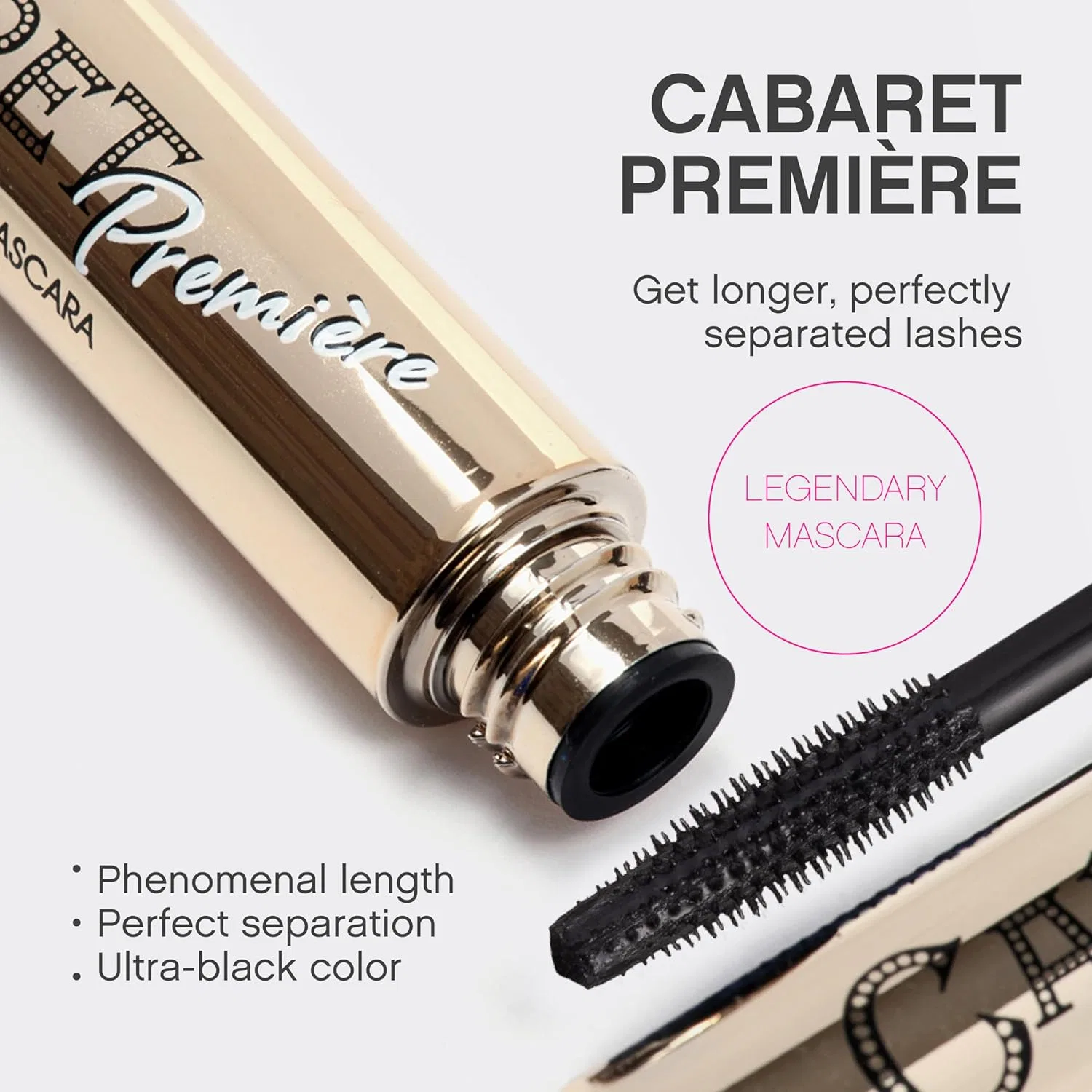 Тушь для ресниц Cabaret Première Classic French Mascara Curl Volume Upward Vivienne Sabó 9 мл черная — фото 2