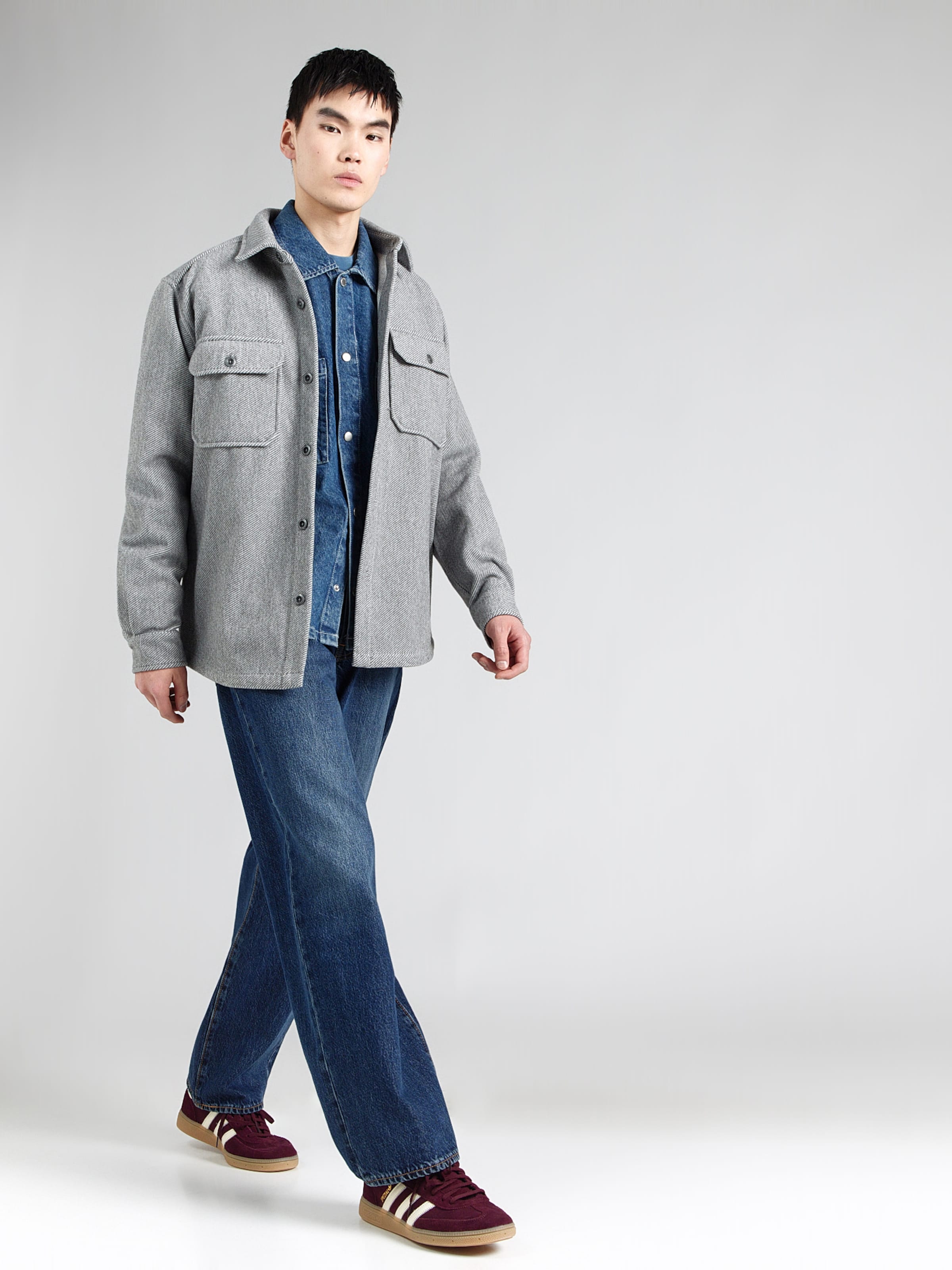LEVI'S  Багги джинсы '578 BAGGY' в темно-синем цвете — фото 4