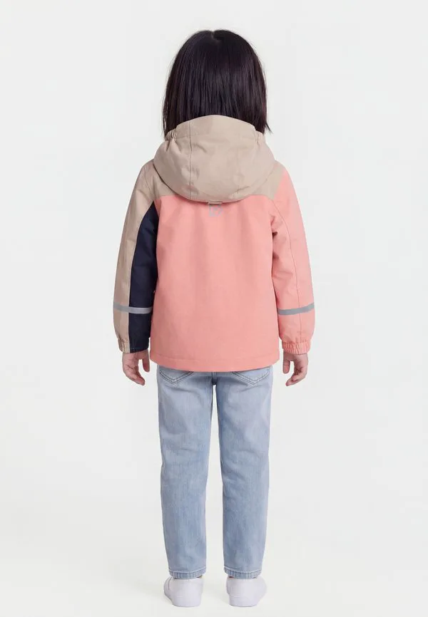 Водонепроницаемая куртка pilvi для детей Didriksons, Powder Peach — фото 2