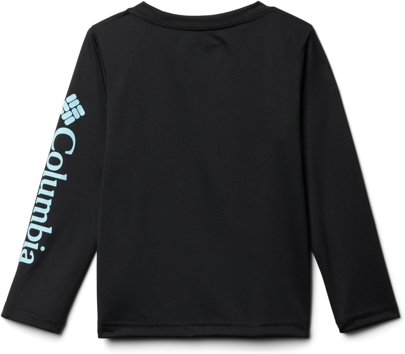 Футболка с длинным рукавом для мальчиков Columbia Terminal Tackle, Black/Gulf Stream Logo — фото 2