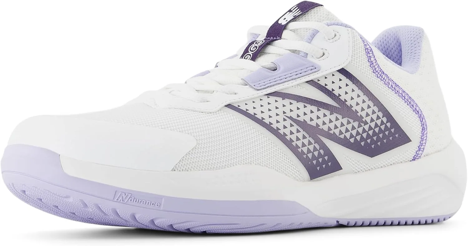 Мужские теннисные кроссовки 696v4 для твердого покрытия корта New Balance, белый