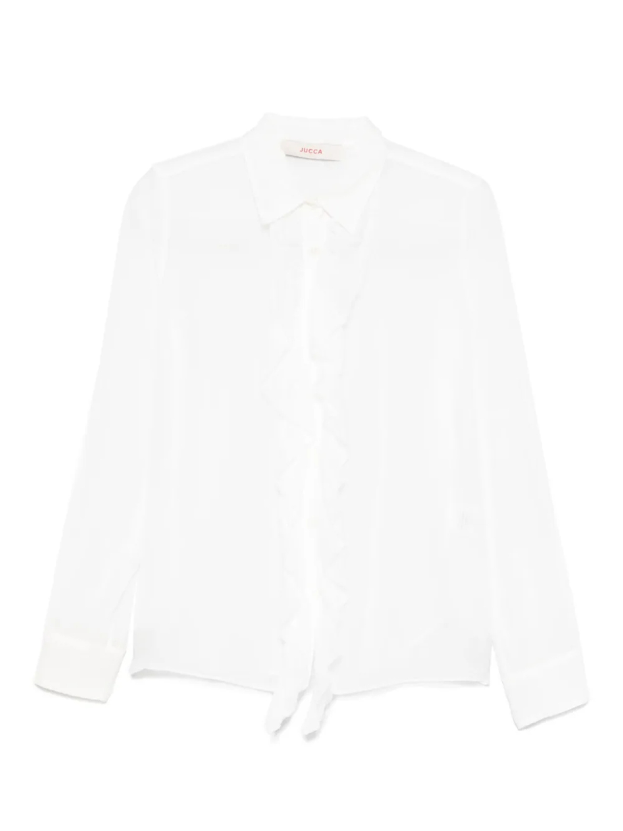

Jucca рубашка с оборками, белый