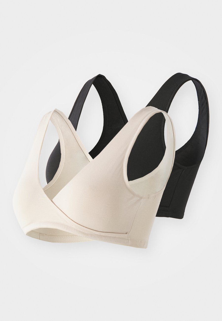 

Бюстгальтер LASCANA PETITE FLEUR BY LASCANA NURSING BRA 2 PACK, Black/Beige/Black