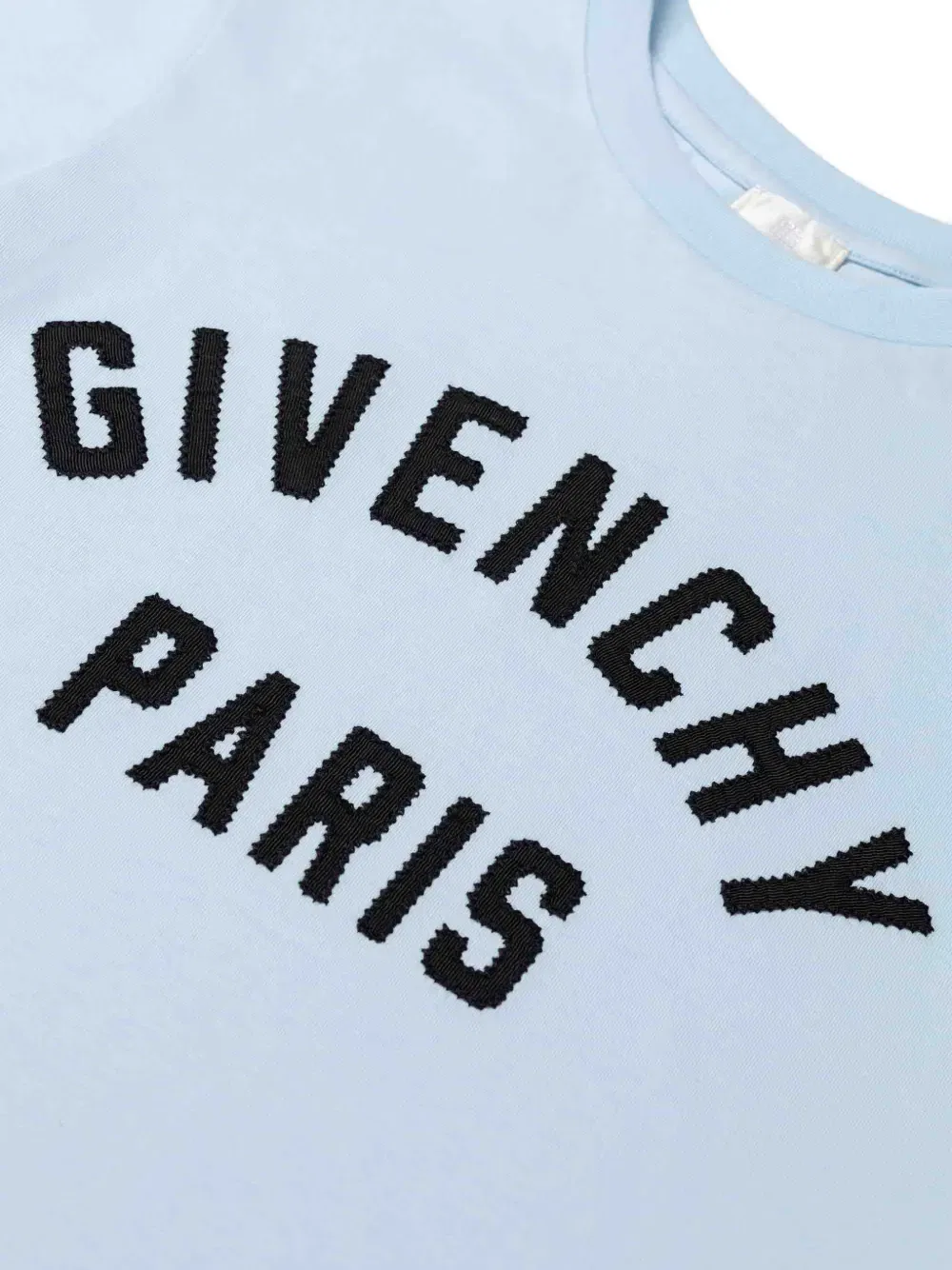 Футболка с логотипом и надписью Givenchy Kids, синий — фото 2