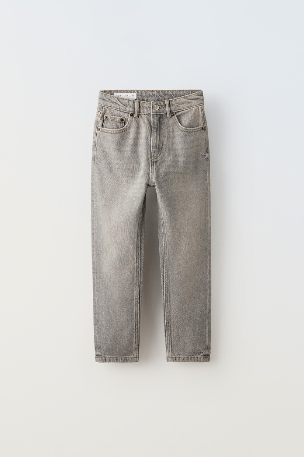 

Джинсы mom fit ZARA, серый