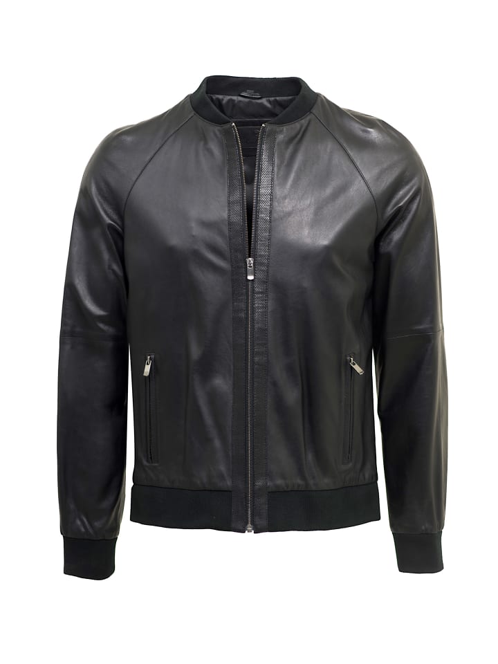 

Кожаная куртка Pierre Cardin Lederjacke, черный