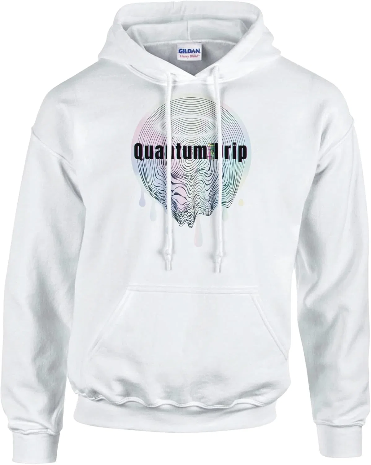 Худи Techcore Streetwear, Quantum Drip™, белый