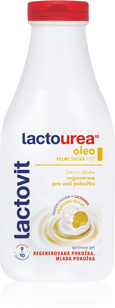 

Регенерирующий гель для душа Lactourea oleo для очень сухой кожи Lactovit, 500 мл