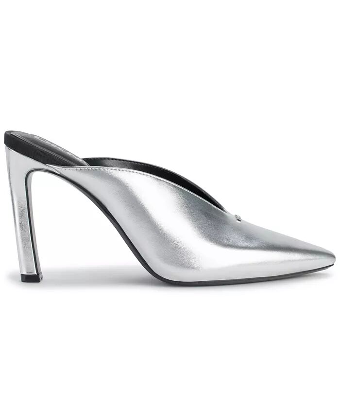 Женские туфли-лодочки Cadena Slip On Mule DKNY, серебряный — фото 2