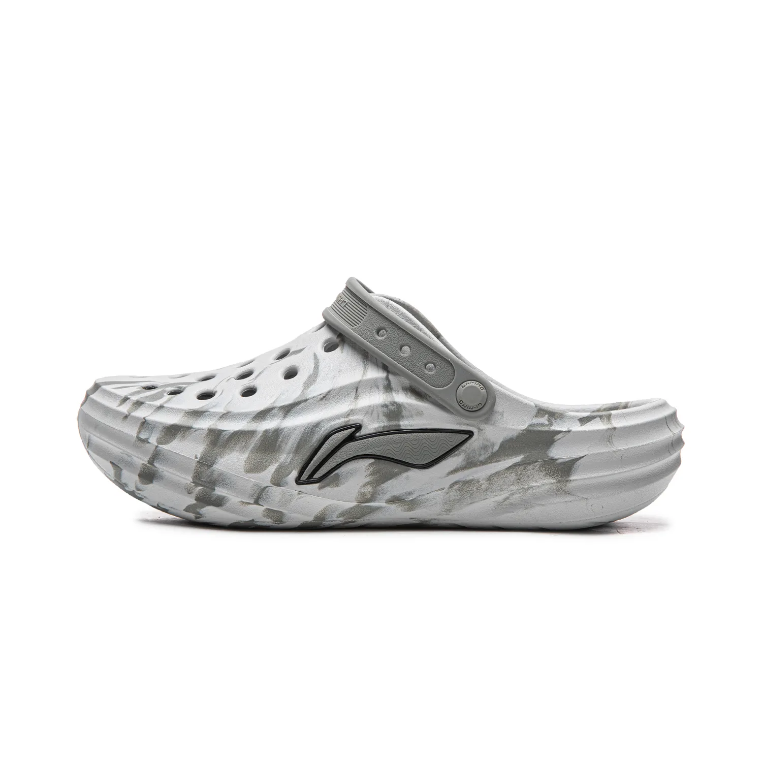 Li-Ning Soda Clogs Unisex, crystal серый/asphalt серый