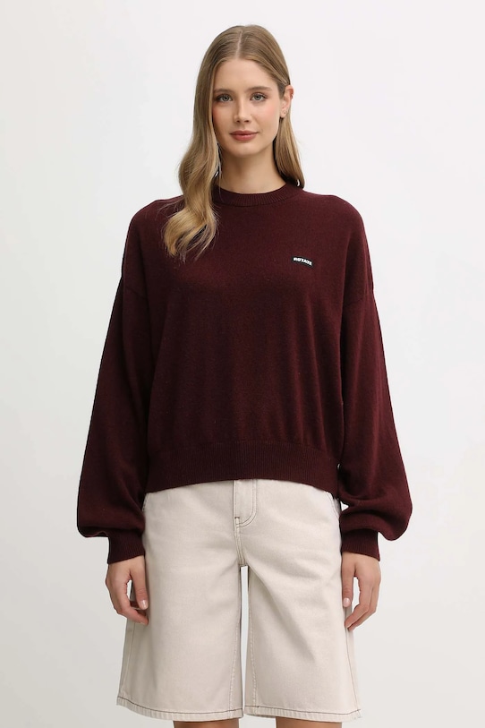 

Шерстяной свитер Rotate, бордовый