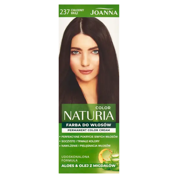 

Краска для волос 237 холодный коричневый, 1 упаковка. Joanna Naturia color, цвет 237 chłodny brąz