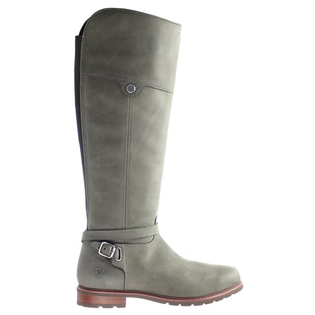Женские сапоги Ariat Carden h20 высокие кожаные, зеленый