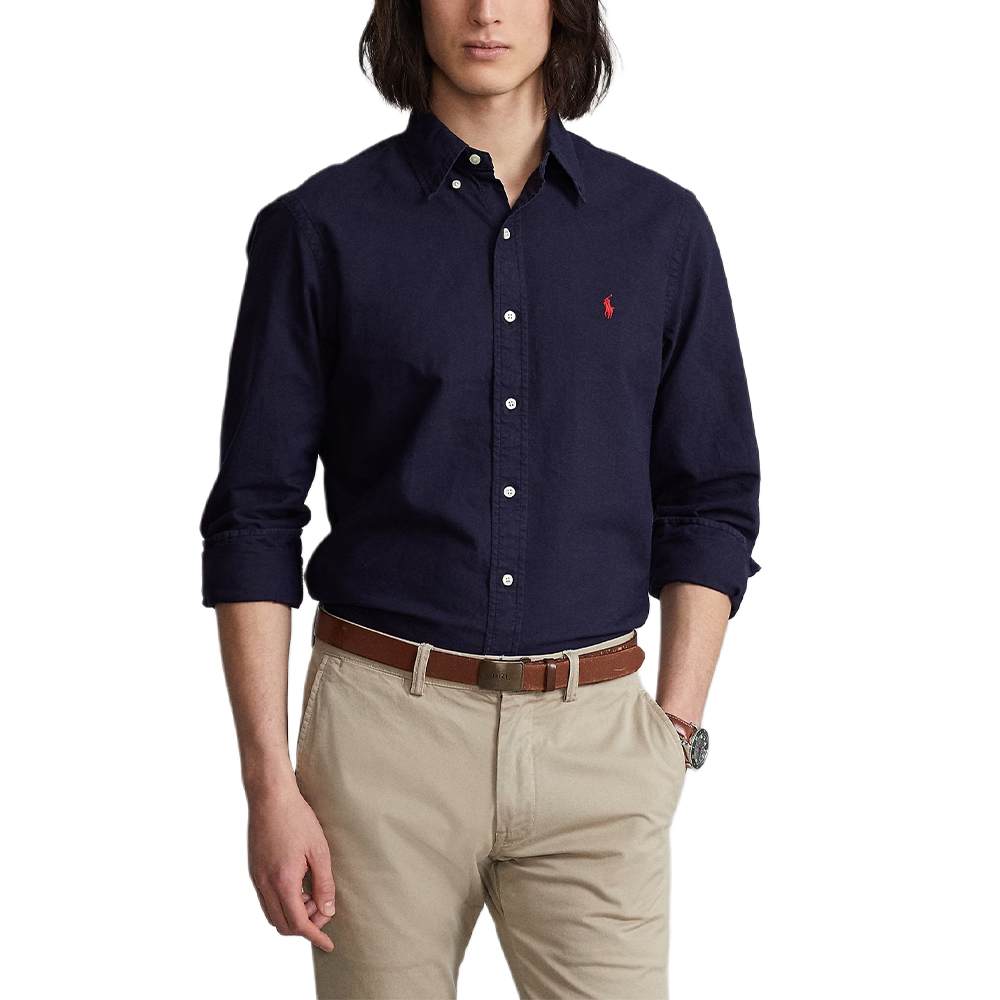 

Polo Ralph Lauren Мужская рубашка морского синего цвета Marine Blue