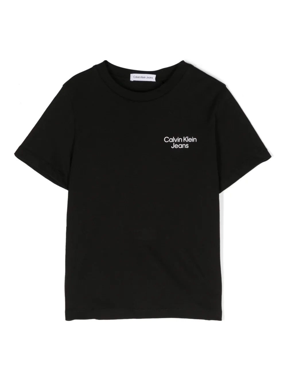 

Футболка с логотипом Calvin Klein Kids, черный