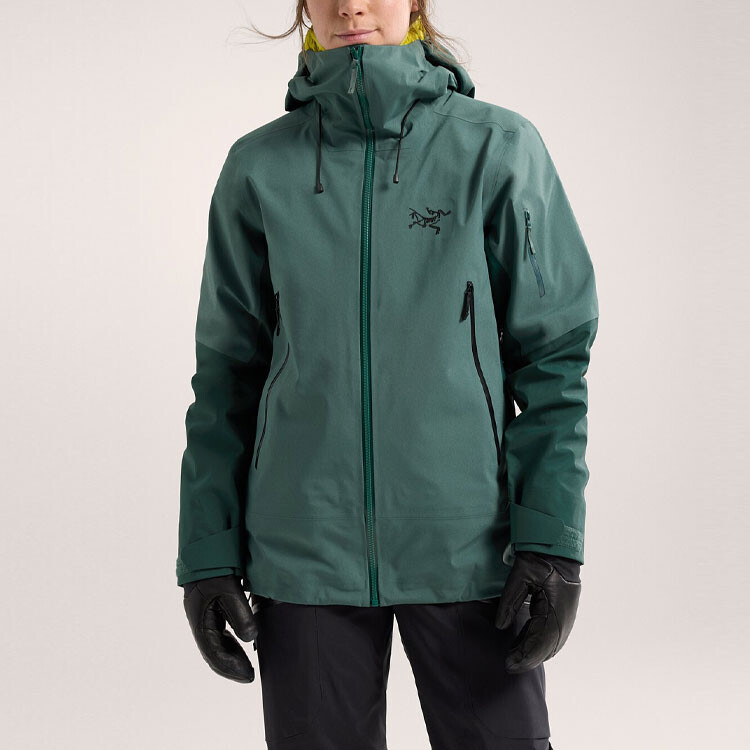 Женская лыжная куртка Arcteryx, зеленый — фото 3
