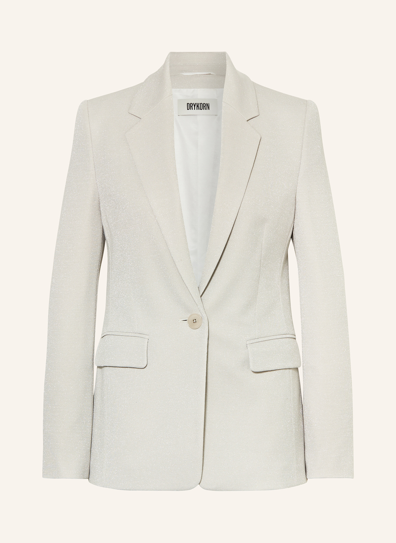 

Джерси блейзер атлин с блестящей пряжей Drykorn, экрю