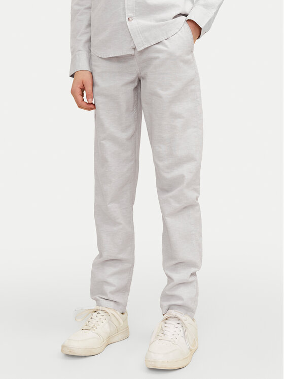

Брюки свободного кроя 12248903 Jack&Jones Junior, серый