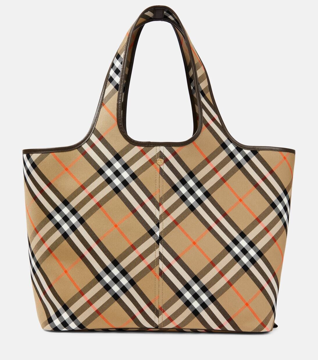 

Сумка-тоут Burberry Check Medium Burberry, песочный