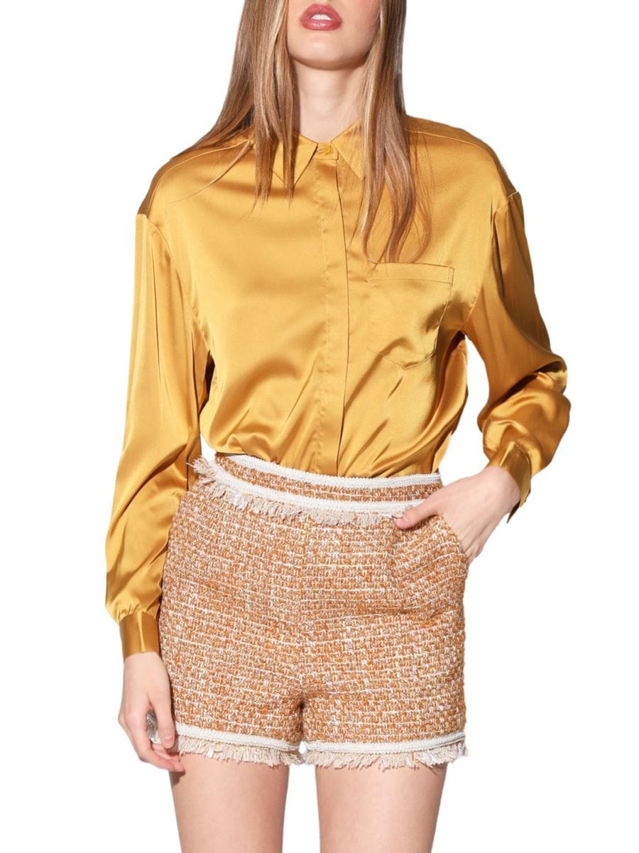 

Шорты Laken High Rise Walter Baker, цвет Honey Tweed