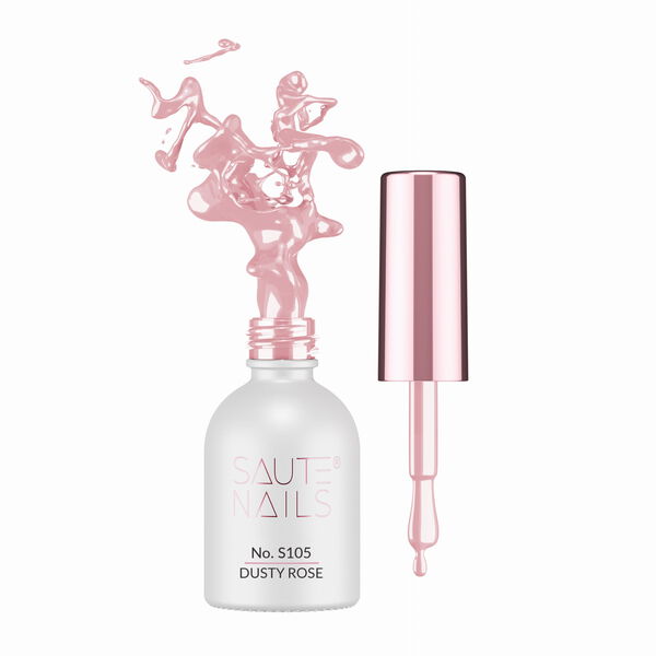 

Гибридный лак для ногтей s105 пыльная роза, 8 мл Saute Nails, цвет s105 dusty rose