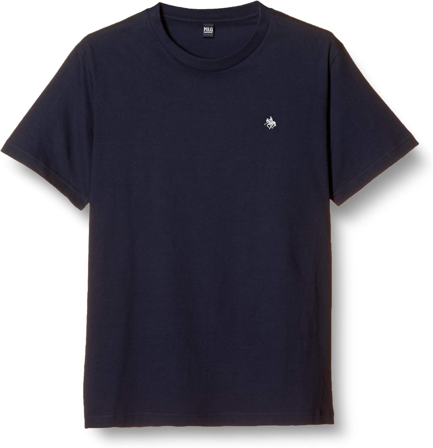 

Футболка-поло Gunze, стандартная модель, с круглым вырезом, мужская, темно-синий