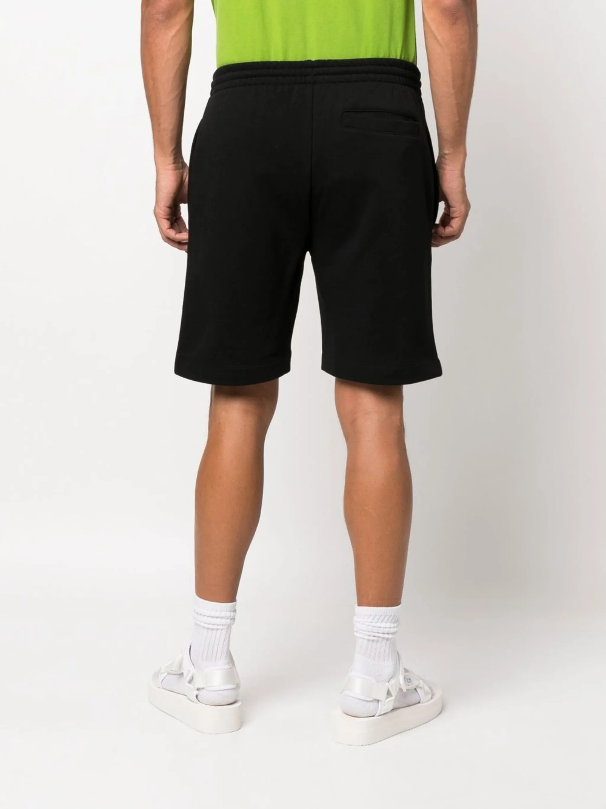 Спортивные шорты с нашивкой-логотипом Lacoste, черный — фото 4