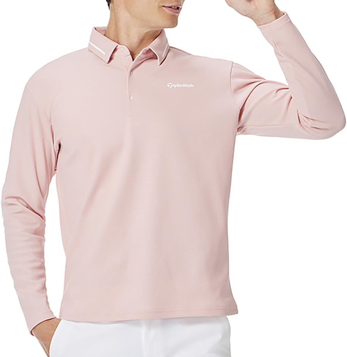 

Поло TaylorMade M TM Basic L/S, розовый