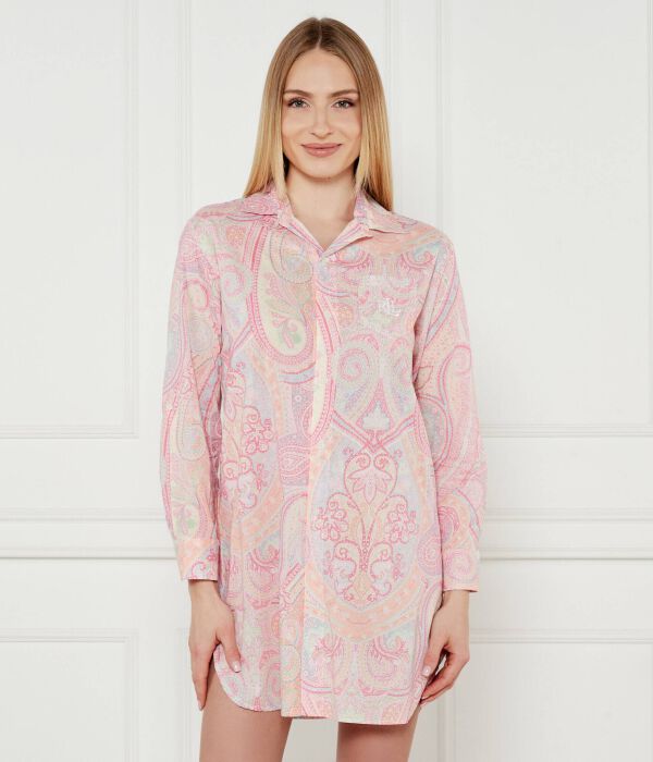 

Ночные Рубашка Loose fit Lauren Ralph Lauren, розовый