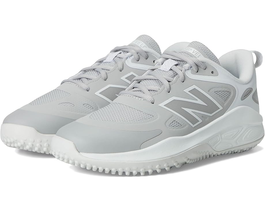 Кроссовки New Balance Fresh Foam Velov4 Turf-Trainer, цвет Rain Cloud/White