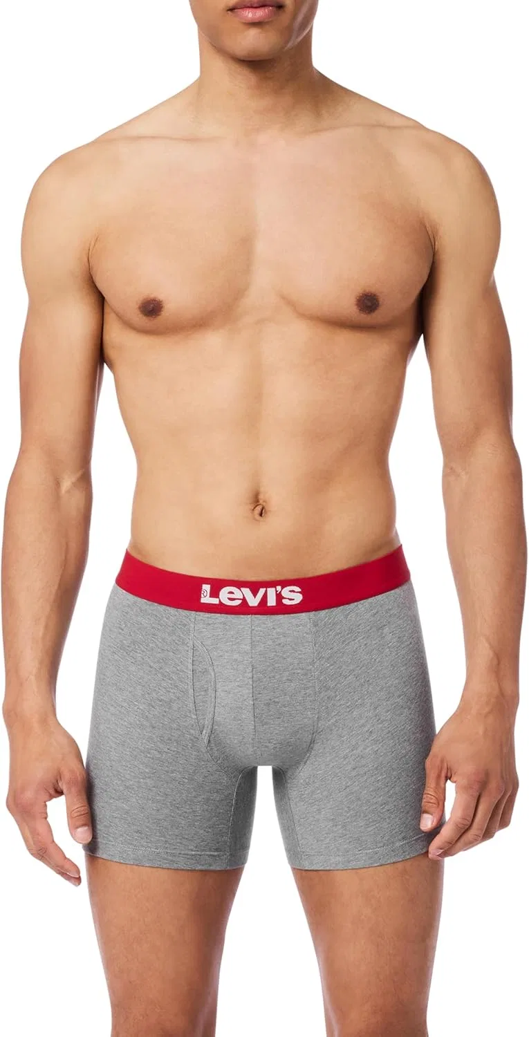 Боксеры 10-pack Levi's, Black/Grey/White Combo — фото 3