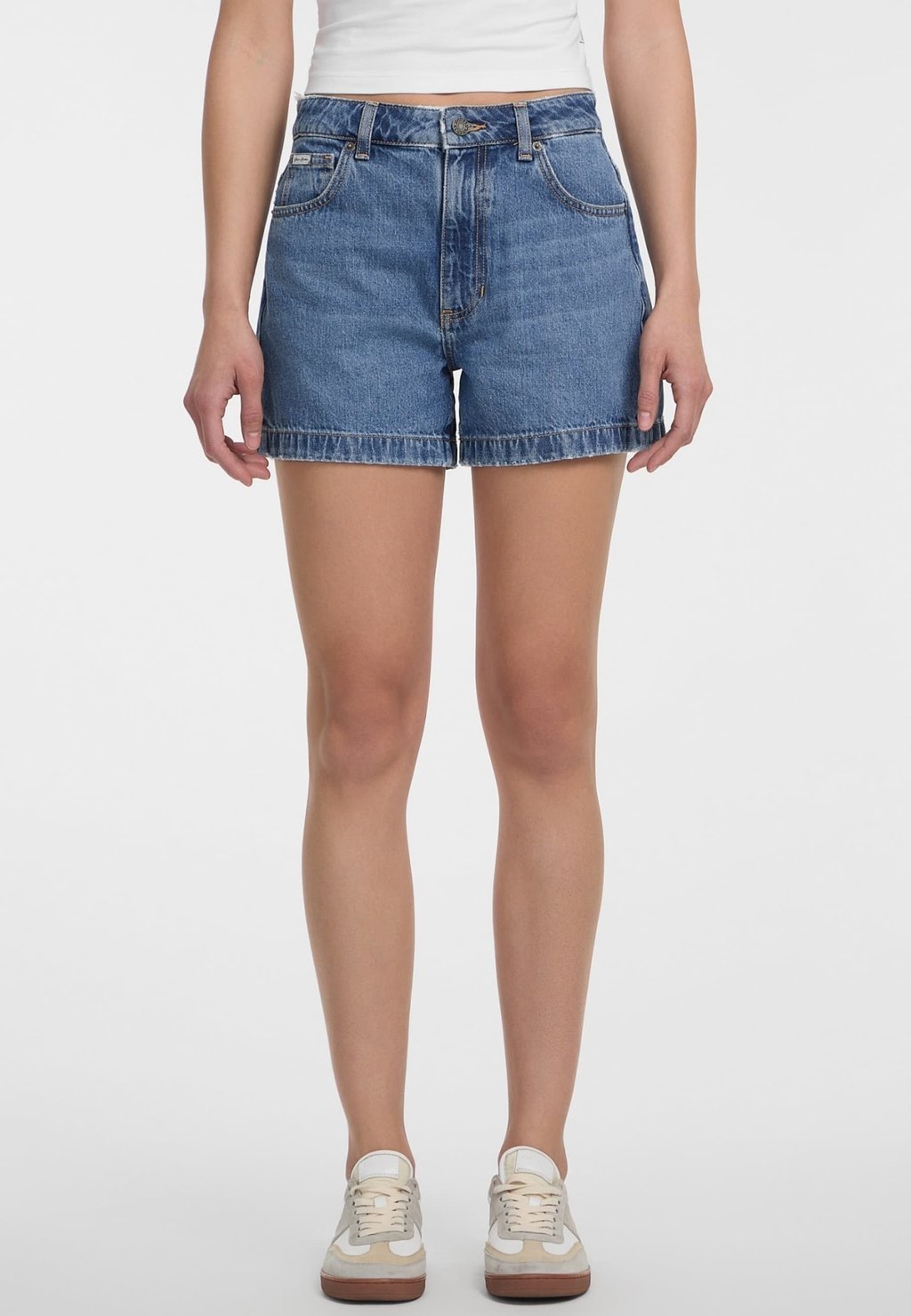 

Джинсовые шорты MOM SHORTS Guess, синий