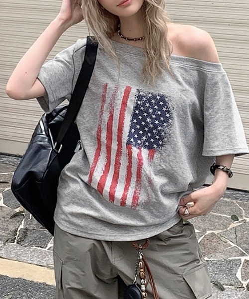 

Футболка с принтом Riff, серый