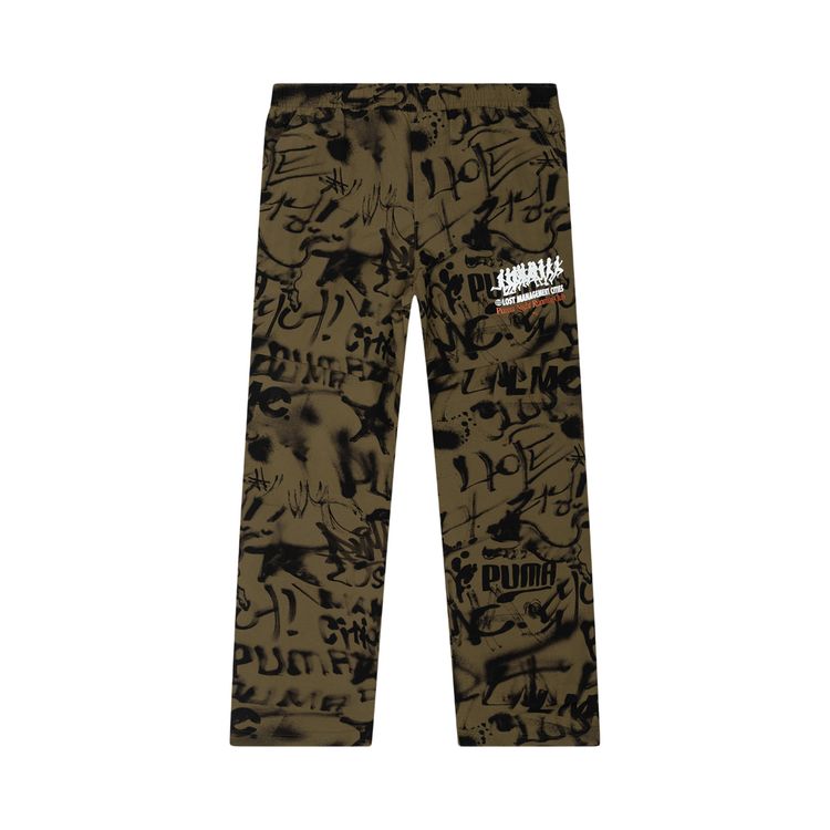 

Брюки Puma x LMC AOP Pants Green, зеленый