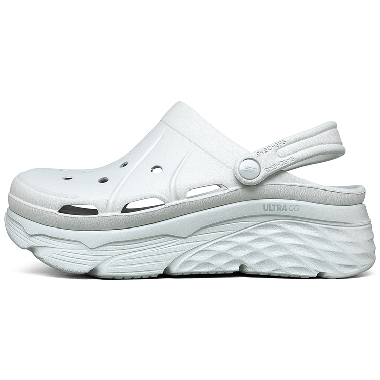 Максимально амортизирующие кроксы Monster Bubbles для женщин синие Skechers, Синий+Подарок