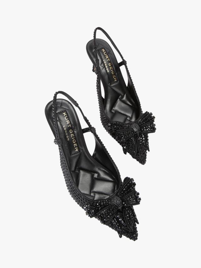 Belgravia Crystal Bow Slingback туфли-лодочки Kurt Geiger London — фото 3