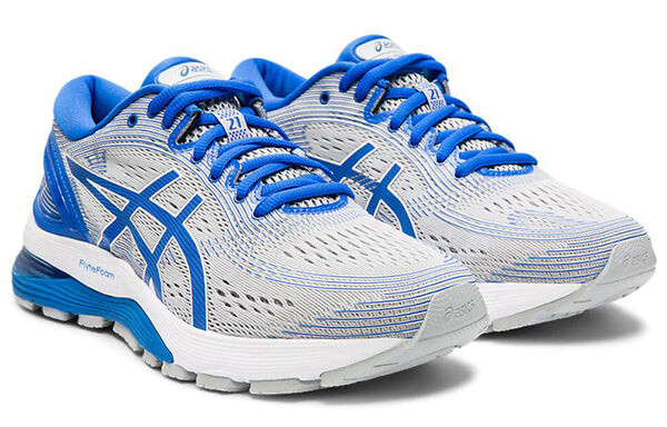 Кроссовки гелевые нимбус 21 облегченный показ Asics, серый — фото 3