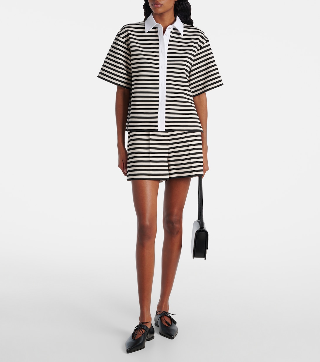 Wilson полосатая рубашка из джерси с отделкой из поплина Max Mara, Riga 1x1 — фото 2