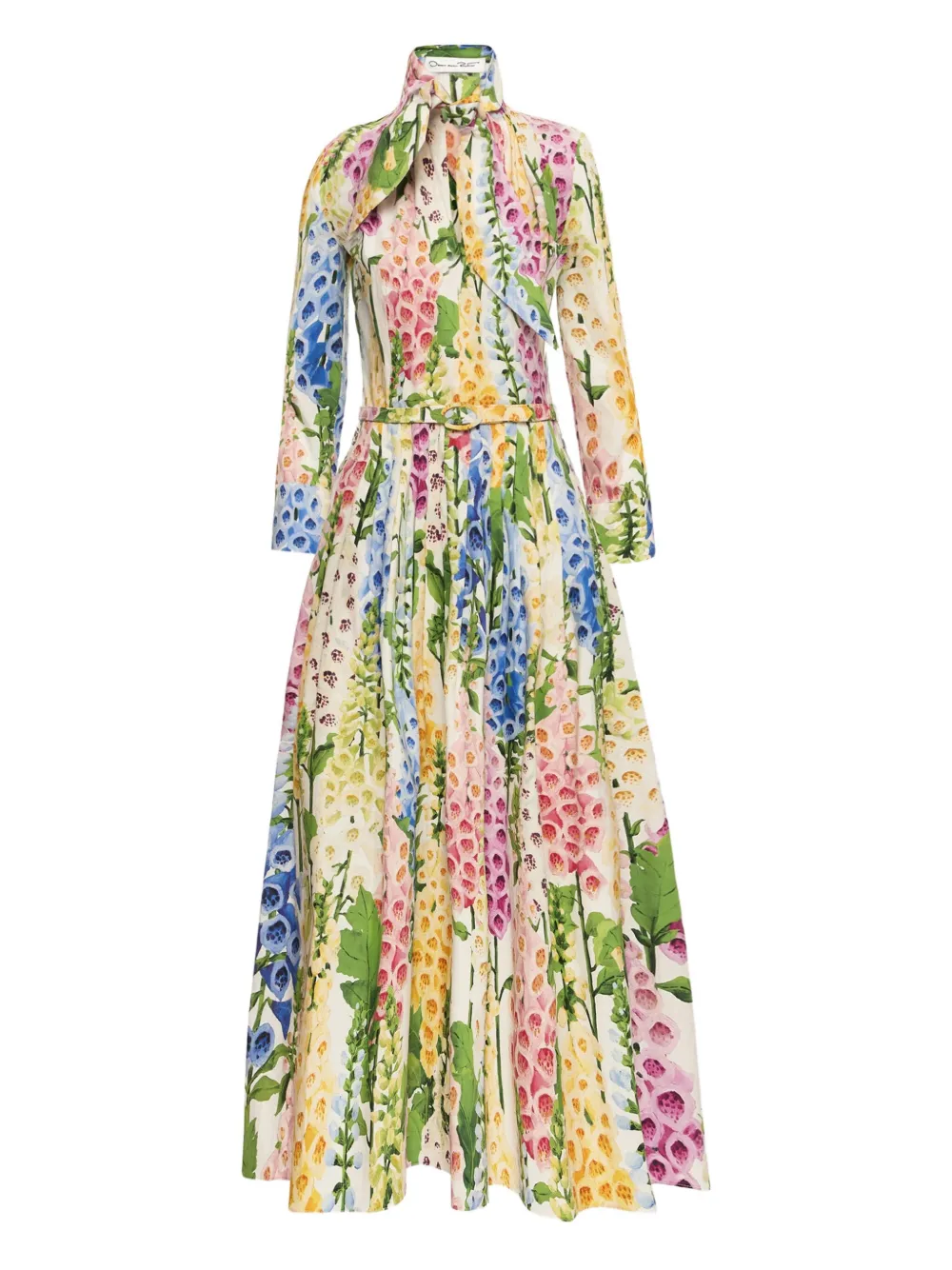 

Поплиновое платье Foxglove Oscar De La Renta, желтый